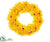 Double Sunflower Wreath - Yellow - Pack of 1