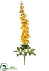 Silk Plants Direct Delphinium Spray - Yellow - Pack of 12
