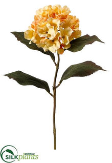 Hydrangea Spray - Yellow - Pack of 6