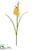 Silk Plants Direct Freesia Spray - Yellow - Pack of 12