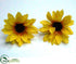 Silk Plants Direct Mini Dasiy Head - Yellow - Pack of 3456