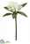 Plumeria Spray - Cream Yellow - Pack of 12