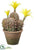 Silk Plants Direct Column Cactus - Green Yellow - Pack of 4