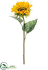 Silk Plants Direct Large Sunflower Spray - Orange Yellow - Pack of 12