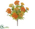 Silk Plants Direct Queen Anne's Lace Bush - Orange Yellow - Pack of 12