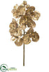 Silk Plants Direct Vanda Orchid Spray - Gold Tiffany - Pack of 6