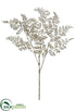 Silk Plants Direct Glittered Maidenhair Fern Spray - Gold Tiffany - Pack of 12