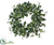 Deluxe Ivy Wreath - Green Variegated - Pack of 2