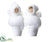 Snowed Angel - White - Pack of 3