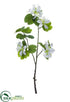 Silk Plants Direct Bauhinia Spray - White - Pack of 6