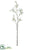 Silk Plants Direct Magnolia Spray - White - Pack of 12