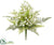 Mini Leaf Bush - White - Pack of 12