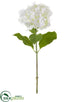 Silk Plants Direct Large Hydrangea Spray - White - Pack of 6