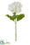 Large Hydrangea Spray - White - Pack of 6