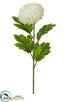 Silk Plants Direct Mum Spray - White - Pack of 12