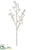 Snowed Dogwood Spray - White - Pack of 12