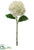 Silk Plants Direct Hydrangea Spray - White - Pack of 12