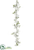 Silk Plants Direct Azalea Garland - White - Pack of 6