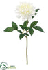 Silk Plants Direct Dahlia Spray - White - Pack of 12