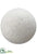 Beaded Ball Ornament - White - Pack of 4