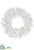 Silk Plants Direct Twig Wreath - White - Pack of 2