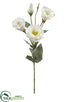 Silk Plants Direct Lisianthus Spray - White - Pack of 12