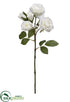 Silk Plants Direct Rose Spray - White - Pack of 24