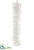 Glittered Plastic Twig Garland - White - Pack of 2