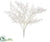 Glittered Twig Bush - White - Pack of 12