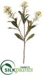 Silk Plants Direct Skimmia Spray - White - Pack of 6