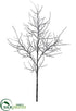 Silk Plants Direct Snowed Plastic Twig Tree Branch - White - Pack of 2