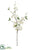 Silk Plants Direct Cherry Blossom Spray - White - Pack of 6