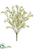 Silk Plants Direct Waxflower Bush - White - Pack of 12