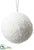 Fur Ball Ornament - White - Pack of 8
