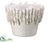 Silk Plants Direct Ceramic Vase - White - Pack of 6