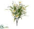 Silk Plants Direct Daisy Bush - White - Pack of 12