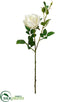 Silk Plants Direct Rose Spray - White - Pack of 24