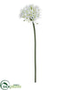 Silk Plants Direct Agapanthus Spray - White - Pack of 6