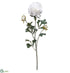 Silk Plants Direct Mum Spray - White - Pack of 6