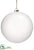 Glass Ball Ornament - White - Pack of 1