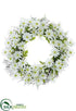 Silk Plants Direct Daisy Wreath - White - Pack of 4
