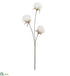 Silk Plants Direct Dandelion Spray - White - Pack of 12
