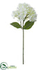 Silk Plants Direct Glittered Hydrangea Spray - White - Pack of 12