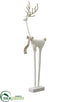 Silk Plants Direct Reindeer - White - Pack of 2