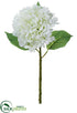 Silk Plants Direct Real Touch Hydrangea Spray - White - Pack of 6