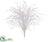 Silk Plants Direct Wild Grass Bush - White - Pack of 12
