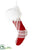 Knit Stocking - Red White - Pack of 4