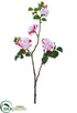 Silk Plants Direct Camellia Spray - Pink White - Pack of 6