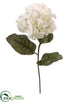 Silk Plants Direct Hydrangea Spray - Cream White - Pack of 6