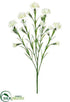 Silk Plants Direct Carnation Spray - Cream White - Pack of 6